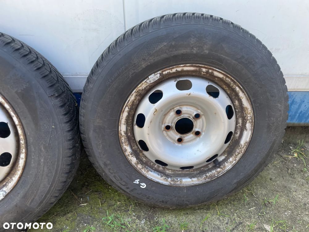 KOŁA FELGI Z OPONAMI VW SEAT SKODA AUDI 14' 5X100 ET33 175/80 HANKOOK ZIMOWE - 2