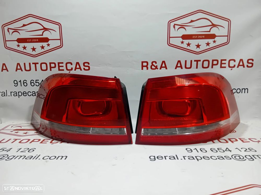 Farolins Trás Traseiro Esquerdo Passat B7 Avant Original - 4