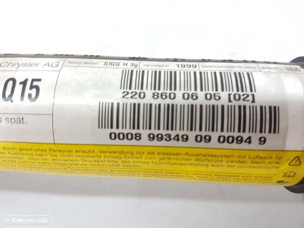 AIRBAG CORTINA FRENTE DIREITO MERCEDES CLASE S (W220) BERLINA 320 CDI (220.026) - 3