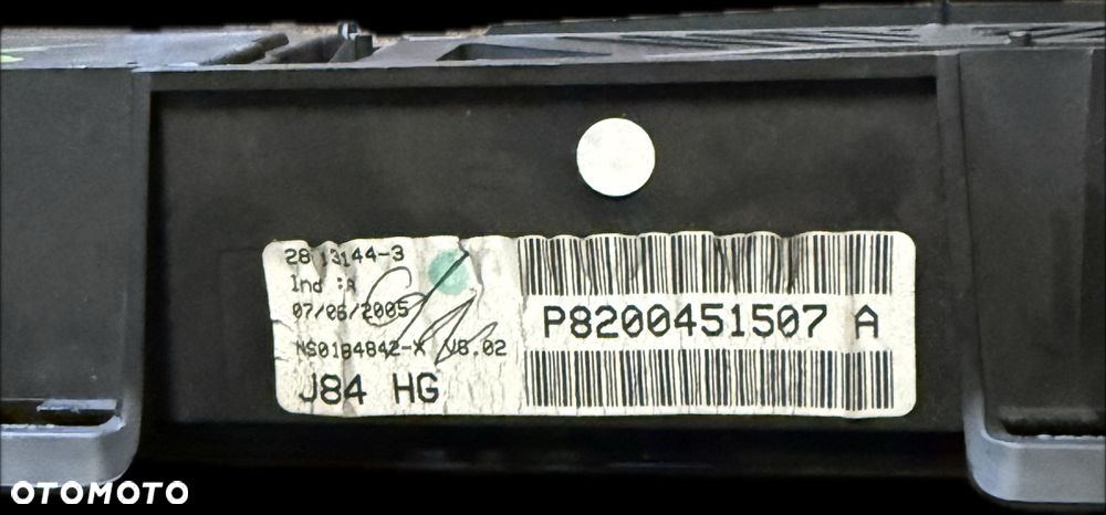 Licznik Zegary Renault Scenic 2 P8200451507A - 2