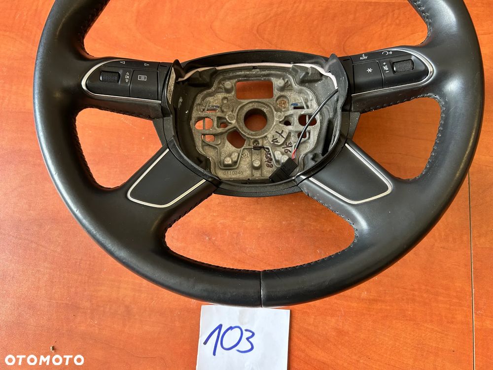 KIEROWNICA SKÓRA MULTIFUNKCJA 4G0419091M AUDI A6 C7 A7 - 2