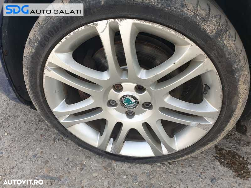 Set 4 Jante Roti Aliaj 225 40 18 R18 5x112 7,5Jx18 ET46 Seat Leon 1P 2005 - 2009 Cod 3T0601025E - 5
