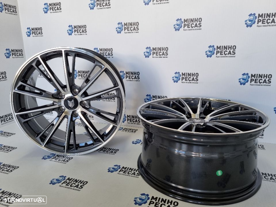 Jantes FOX Omega em 19 GunMetal Polido (5x120) - 6