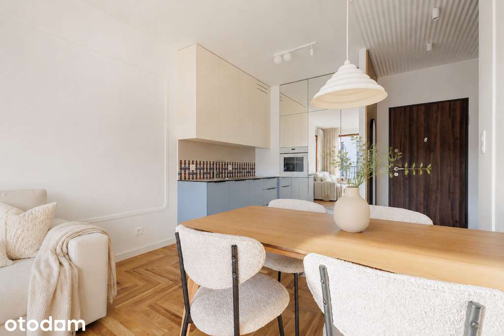 Designerskie 2 pokoje | Wilanów | balkon | klima