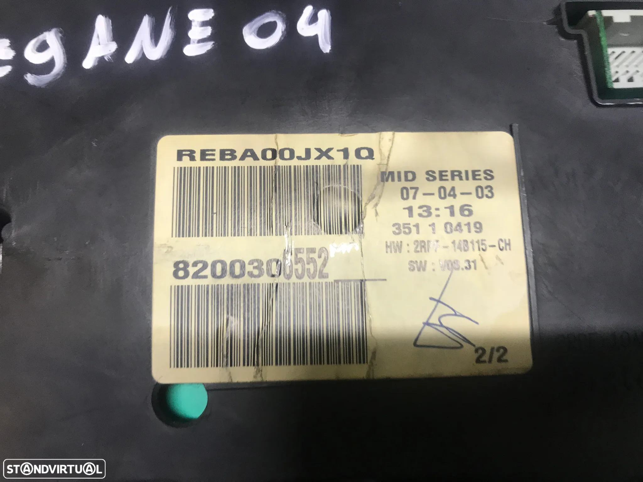 QUADRANTE RENAULT MEGANE II 1.5DCI 03-06 8200306552 - 4