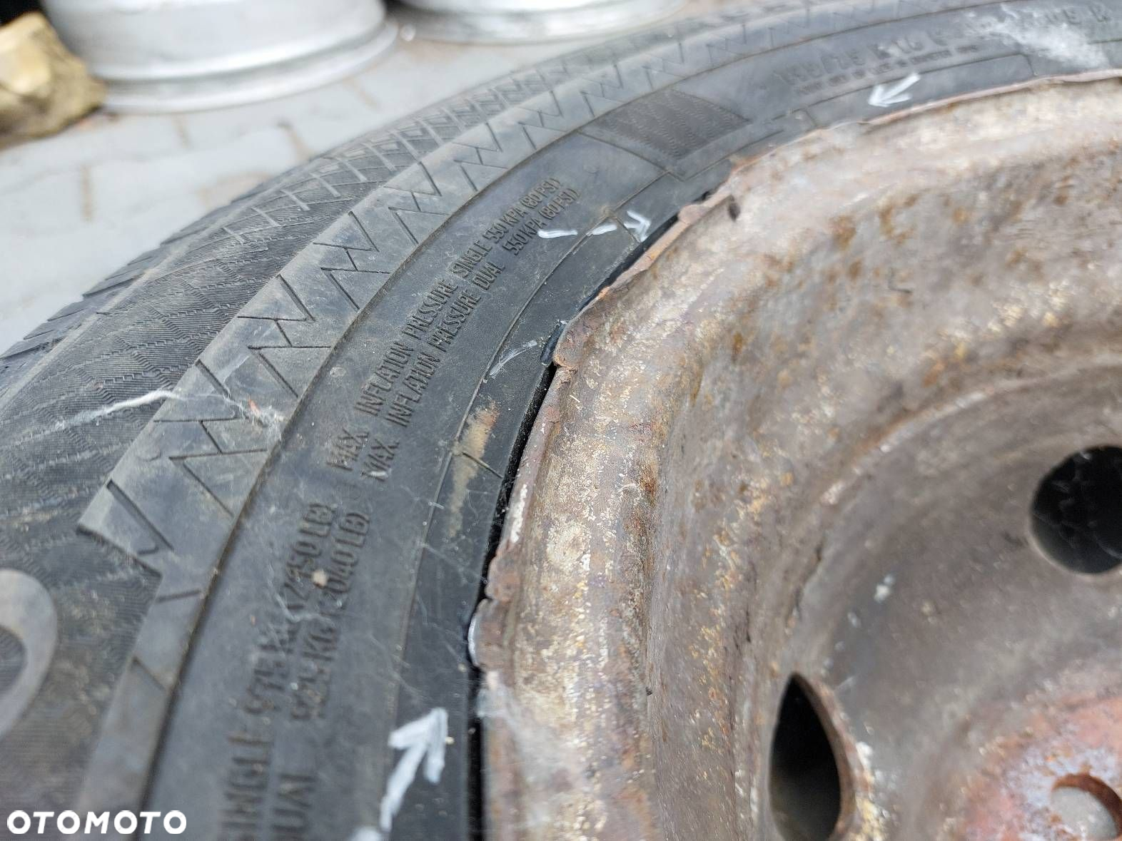 KOŁO FELGA OPONA ZAPAS 6x170 5Jx16 FI130,1 195/75R16C IVECO DAILY II - 9
