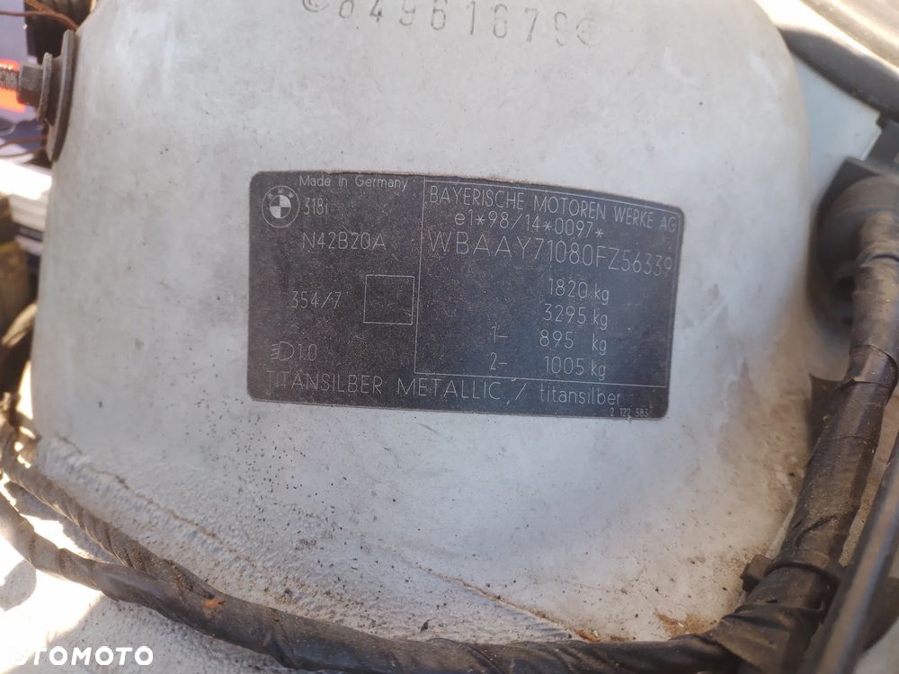 BMW E46 LIFT 318i  01-05   N42B20A  SKRZYNIA BIEGÓW MANUALNA - 29