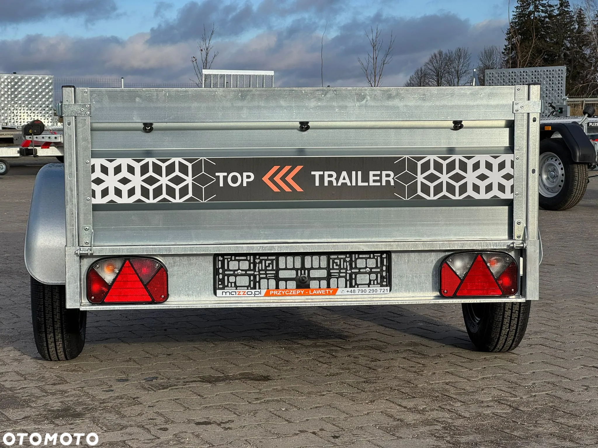 MAZZO DOSTAWA! Przyczepa Top Trailer TT20 MAX 202x131x45cm DMC 750 kg SPAWANA! kat. B, MOCNA! PROMOCJA CENOWA! - 12