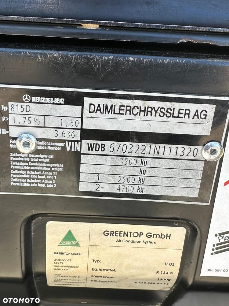 Mercedes-Benz Vario 615 814 815 816 817 818 DMC 3.5 - 11