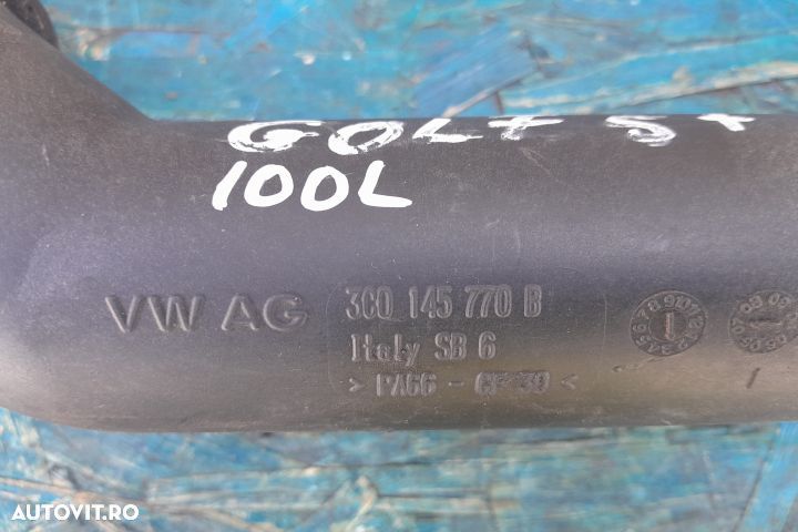 Furtun intercooler 3C0145770B 3C0145770B Volkswagen VW Golf 5 [2003 - - 3