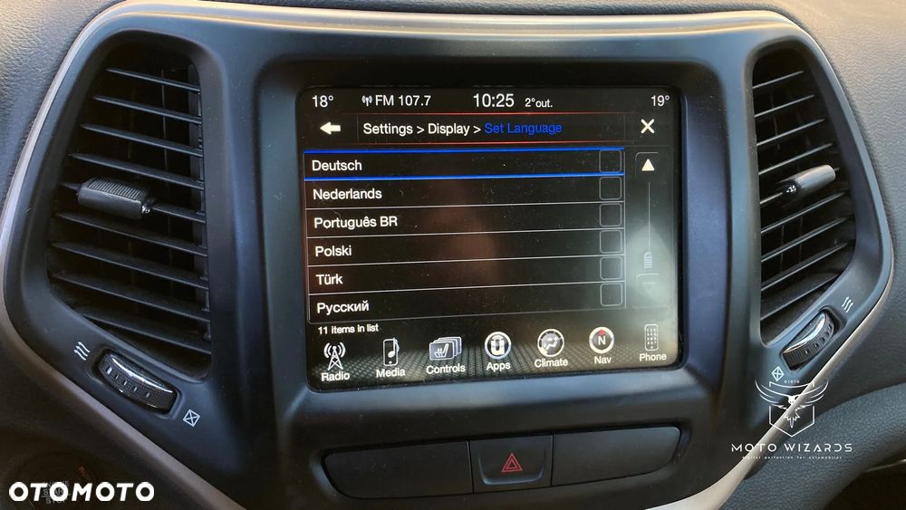 Polskie Menu Konwersja USA EU JEEP Grand Cherokee WL WK2 RAM DODGE Charger Durango Challanger CHRYSLER Pacyfica - 6