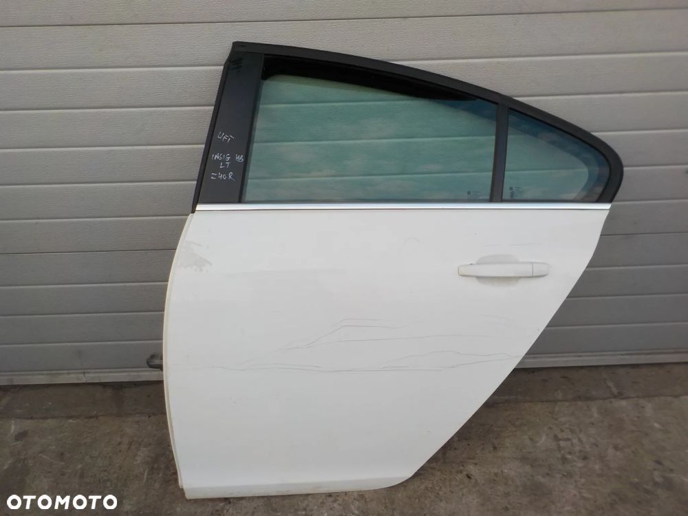 OPEL INSIGNIA DRZWI LEWE TYŁ TYLNE KOLOR Z40R