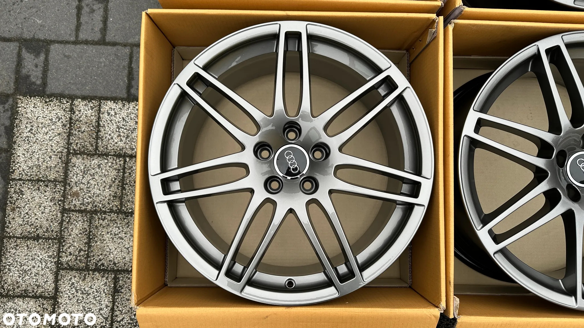 FELGI ALUMINIOWE rs4 s-line koła r19 5x112 ET43 8.5JX19H2 audi alufelgi a4 a6 s4 s6 a5 s5 a8 s8 - 3