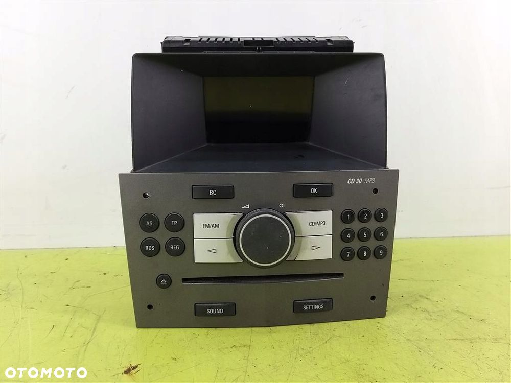 Radio FABRYCZNE CD30 MP3+ wyświetlacz kpl Opel Astra III H 2004-2006 - 1