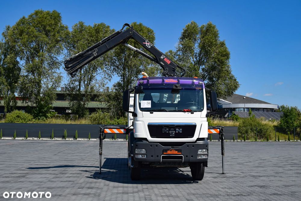 MAN TGS 33.360 / 6x4 / HDS HIAB 122 E-2 HIDUO / STEROWANIE RADIOWE / WYWROTKA / HYDROBURTA / AUTOMAT / KLIMA / TEMPOMAT / KAMERA COFANIA / SPROWADZONY - 6