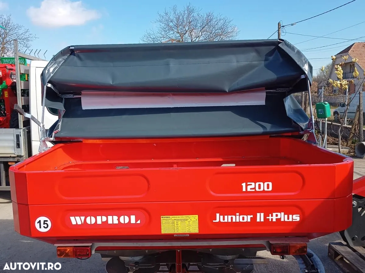 WOPROL Junior II Plus - 1200 litri - masina de imprastiat ingrasaminte - 3