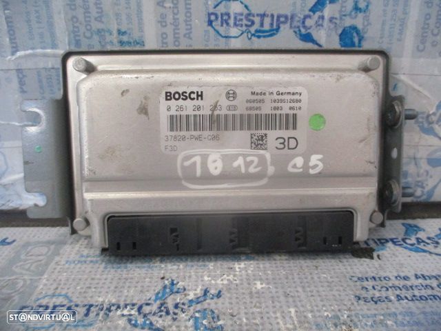 Centralina 0261201253 HONDA JAZZ 1 FASE 2 2007 1.4I 85CV 5P CINZENTO BOSCH - 1