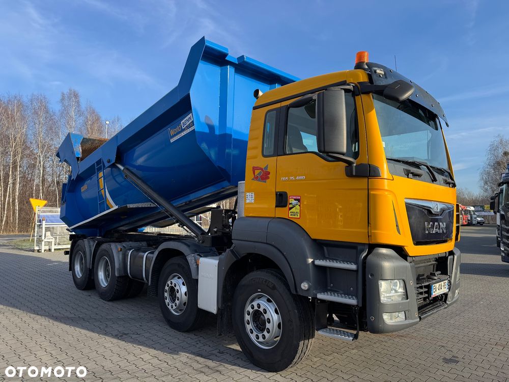 MAN TGS 35.480 8x4 HYDROKLAPA  IMPORT FRANCJA - 3