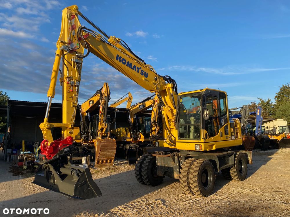 Komatsu PW148 -8, 5300 MTH, 2014 ROK, KRÓTKI TYŁ, Z NIEMIEC, - 9