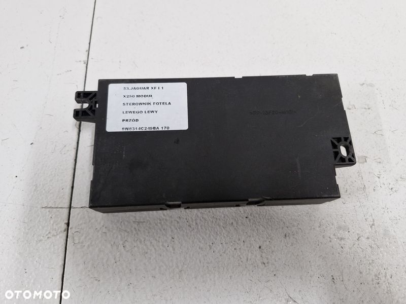 jaguar xf i 1 x250 moduł sterownik fotela lewego lewy przód 8w8314c249ba - 1