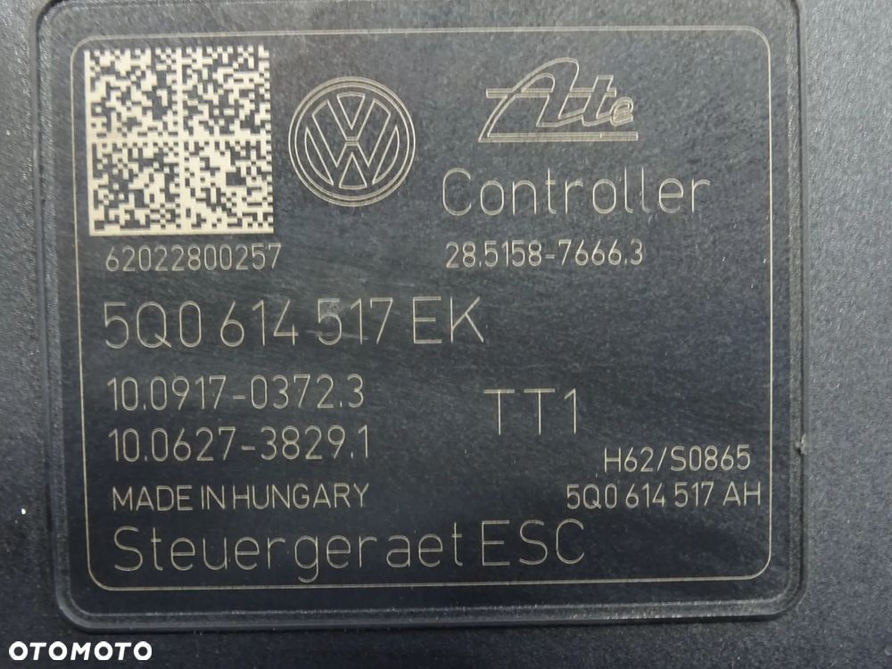 5Q0614517EK pompa ABS AUdi A3 VW GOLF VII Skoda Seat czesci - 3