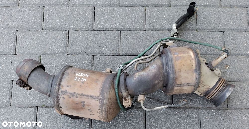 mercedes c w204 06-11 2.2 cdi katalizator filtr dpf a2124901492 a2044905736 - 2