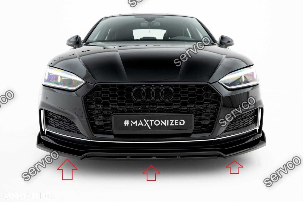 Prelungire bara fata Audi S5 A5 S-Line F5 2017-2019 v17 Maxton Design - 3