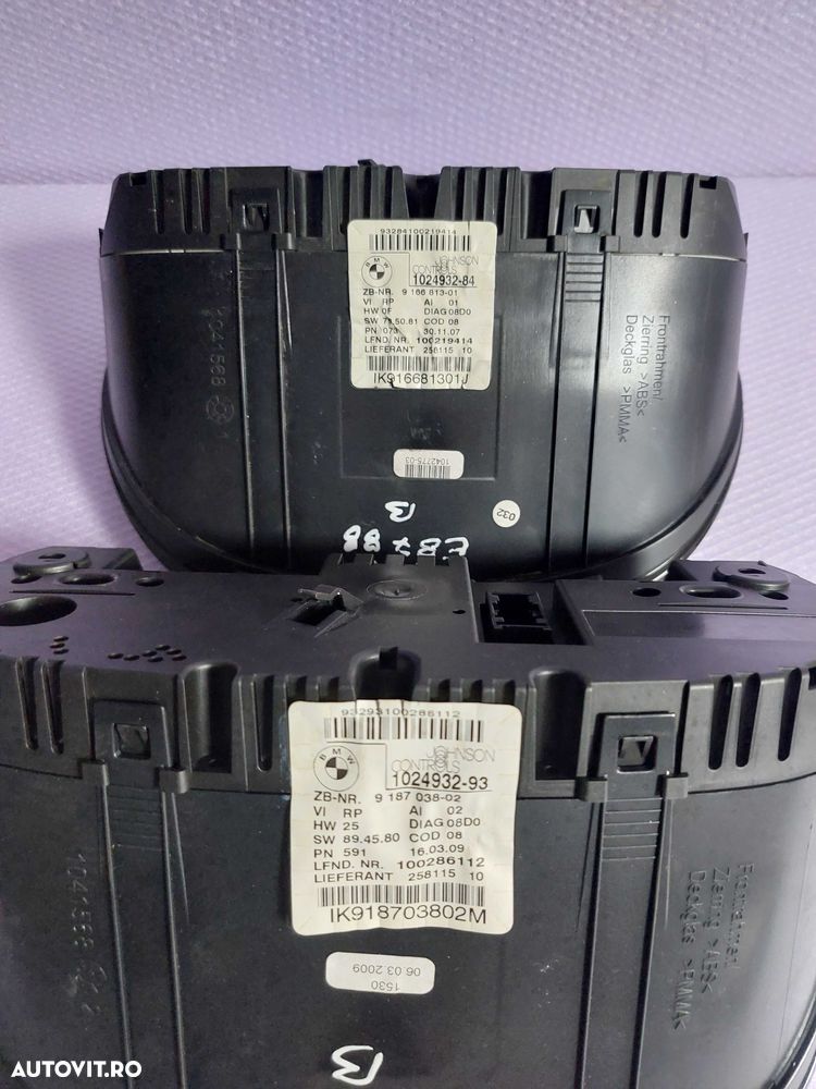 Ceasuri bord BMW E81 E82 E87 E88 E90 E91 E92 E93 Diesel Benzina - 3