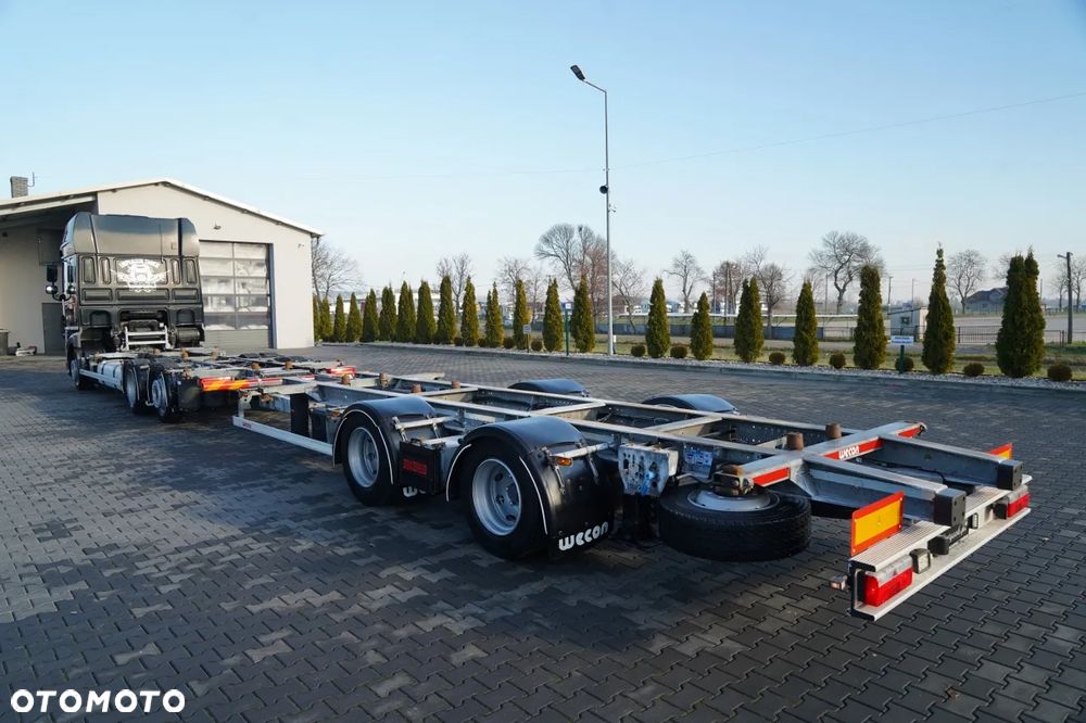 DAF XF 480 / BDF / 6X2 / ZESTAW TANDEM / SSC / KLIMATYZACJA POSTOJOWA / OŚ PODNOSZONA / WECON - 2