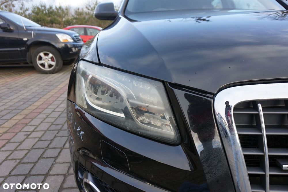 MASKA ZDERZAK BŁOTNIKI LAMPY Q5 I 8R LZ9Y XENON SPRYSKI S-LINE AUDI 2008-2012 CZARNY PRZÓD KOMPLETNY - 30