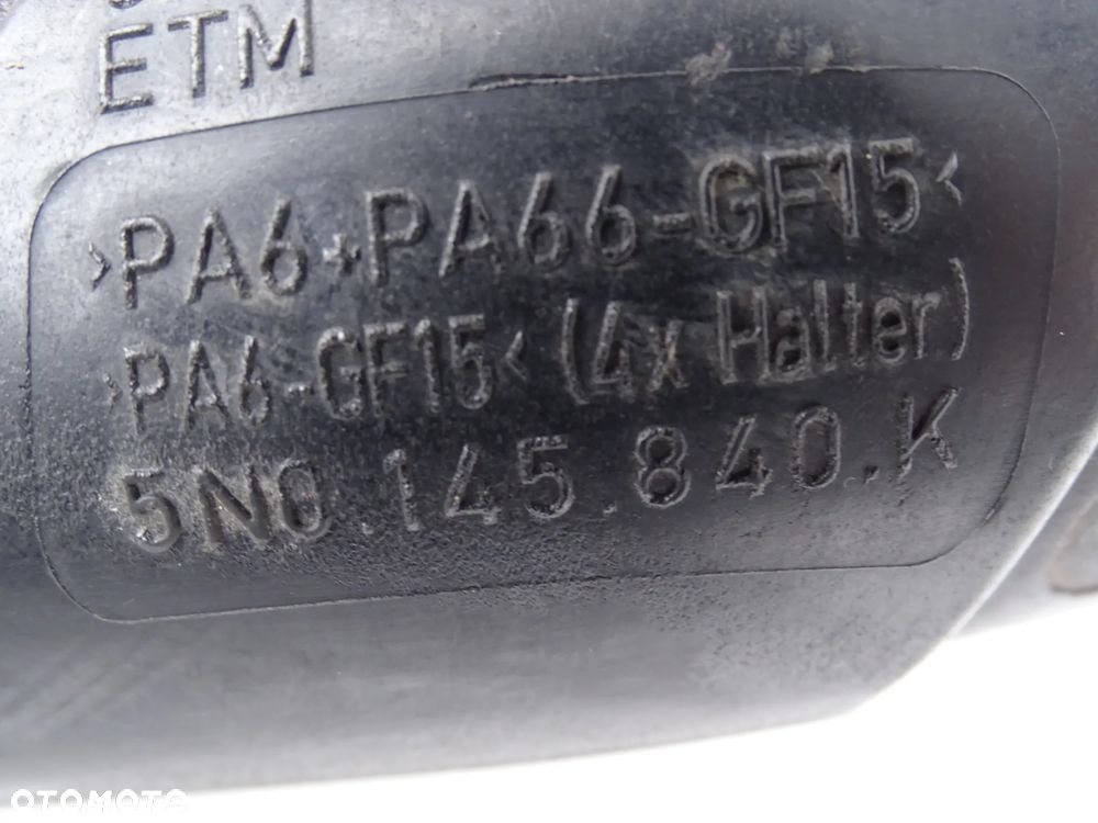 WĄŻ PRZEWÓD POWIETRZA INTERCOOLERA VW PASSAT B7 2.0 TDI 5N0145840K F-VAT - 3