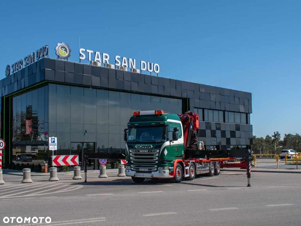 Scania R490 8x2 EFFER 955 Fly Jib Wciągarka Kosz HDS Żuraw - 9