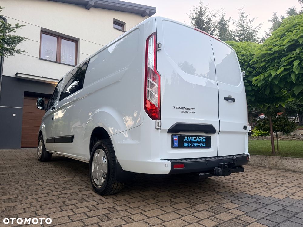 Ford Transit Custom BRYG. 6 OSÓB - L2H1 - SALON POLSKA - Bezwypadkowy - FAKTURA VAT 23% - Najmocniejsza Wersja 170km - PEŁNA HISTORIA SERWISOWA - ORYGINALNY PRZEBIEG - 12