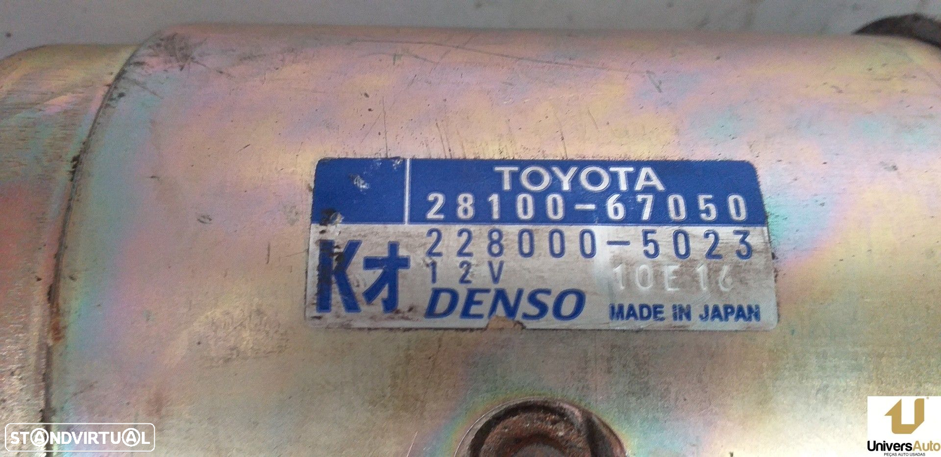 MOTOR ARRANQUE TOYOTA LAND CRUISER PRADO 2003 -2810067050 - 4