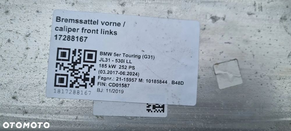 BMW 5 G30 G31 2017- Tarcze hamulcowe przednie M-PAKIET XDRIVE - 11