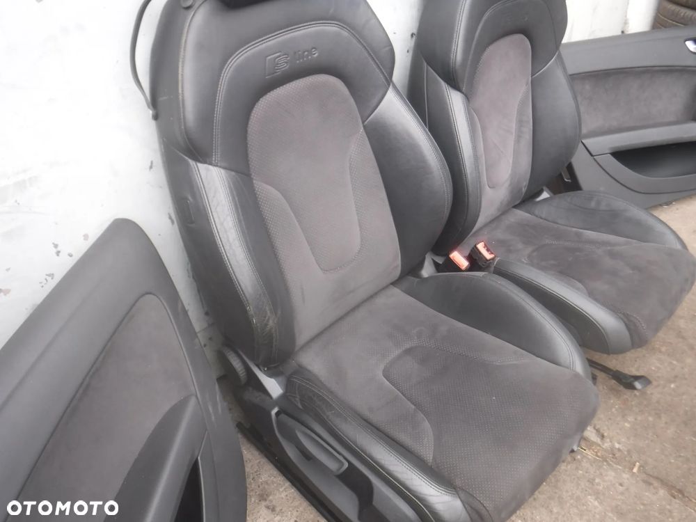 Audi TT 8J Cabrio fotele skory alcantara przod sline s line air bag - 3