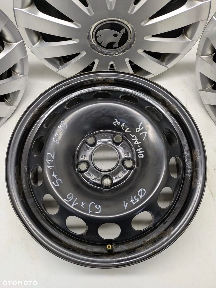 Felgi stalowe R16 5x112 ET:48 Skoda - 6