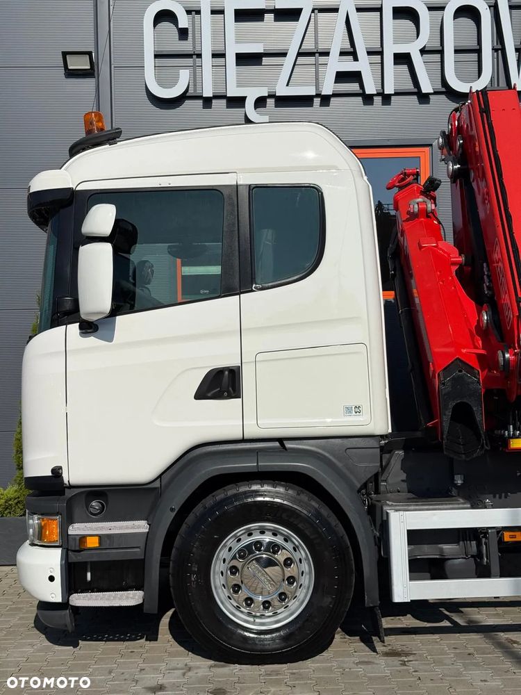 Scania Scania SCANIA G 320 // 6x2 6x4 // platforma z żurawiem FASSI F425RA.2.24 - 28