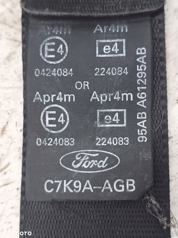 pas bezpieczeństwa przedni Ford Escort MK7 oryginał lewy 95ABA61295AB - 2