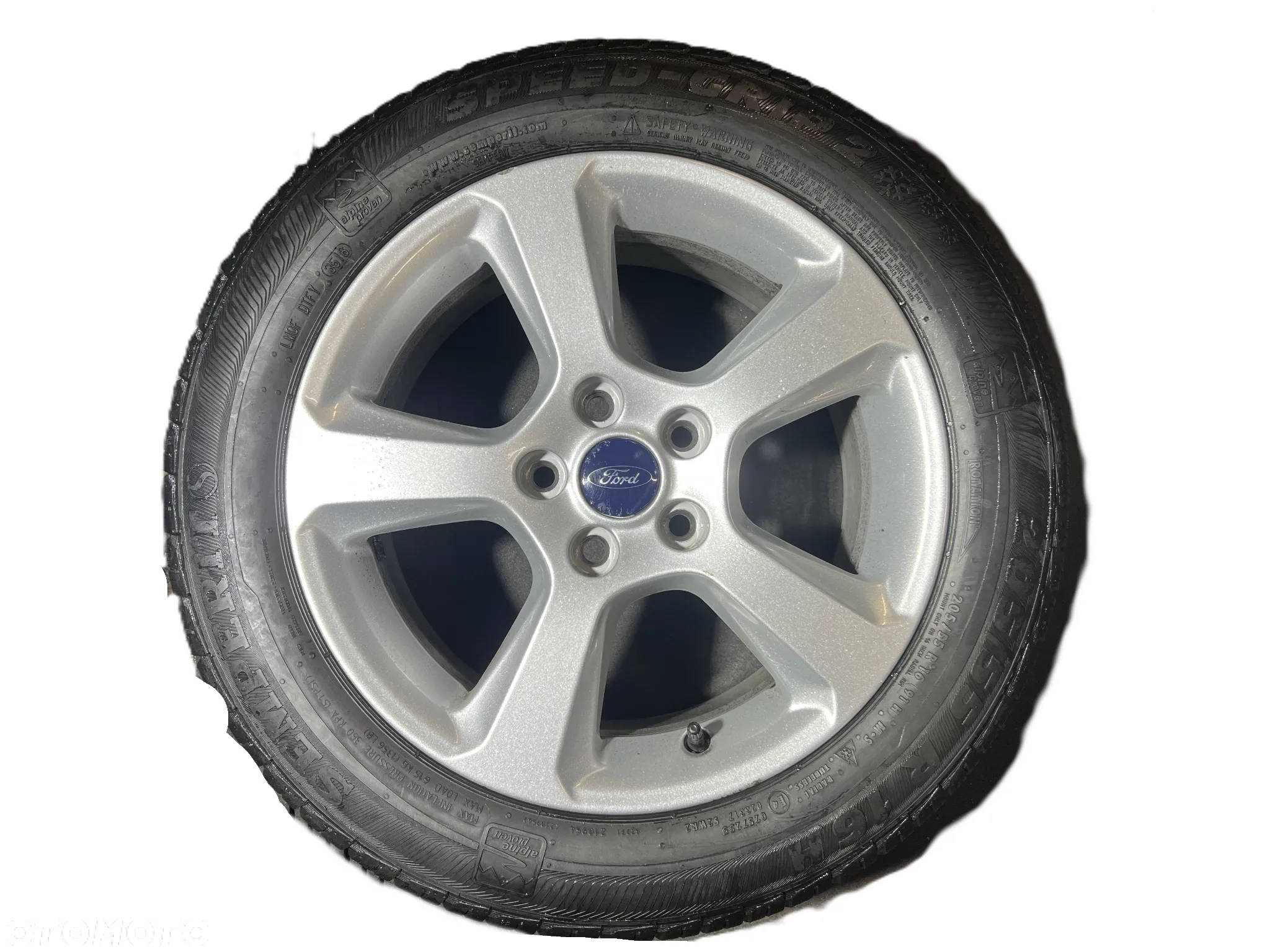 Alufelgi Ford 7Jx16" ET50 5x108 + opony 205/55/16 ZIMA 2016 C-Max DM5C-1007-A1A - 4