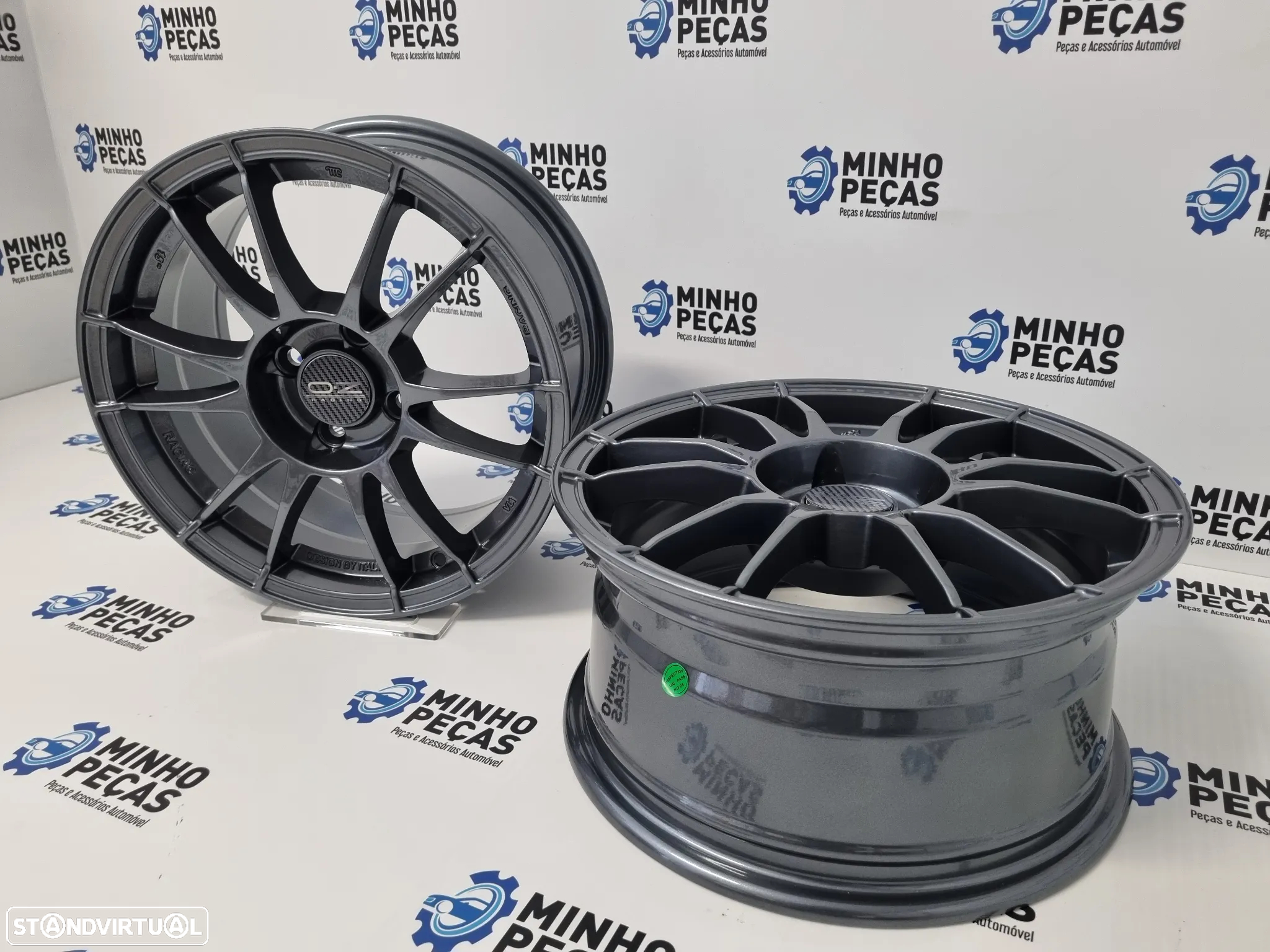 Jantes Look OZ Ultraleggera em 15 (4x100) GunMetal - 5