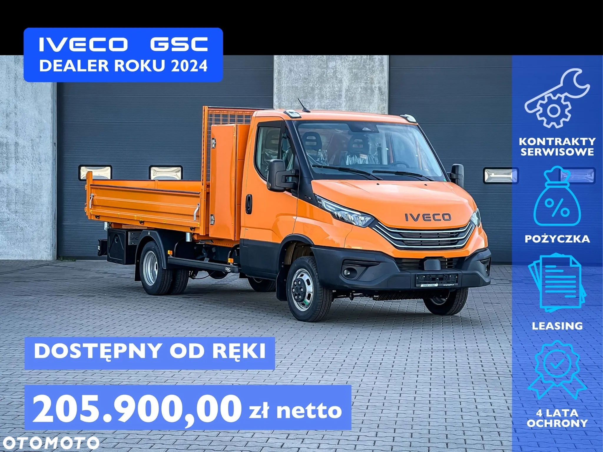 Iveco Daily 35C18H 3.0 Diesel, 6MT, Wywrot & ToolBox - 2