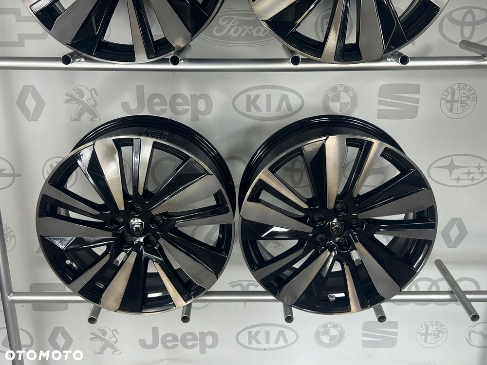 FELGI ALU PEUGEOT CITROEN DS 3008 5008 GT DS7 C5 19 5X108 ET38 ORYGINALNE - 4