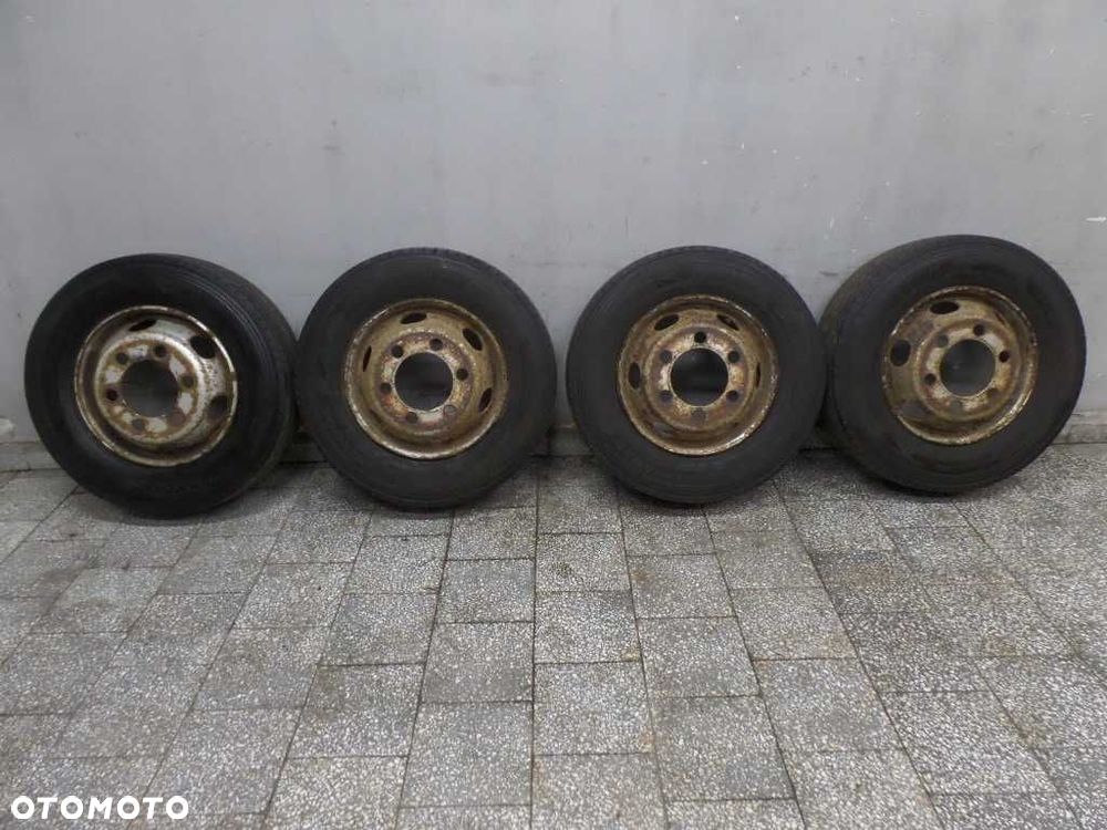 ISUZU NQR NKR NPS KOLA FELGI 17.5x6J 127-9TC HANKOOK SMART FLEX 215/75R17.5 6x222 - 1