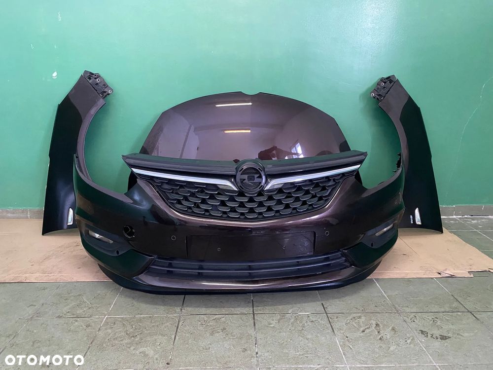 Opel zafira lift Kod lakieru 41C Maska zderzak blatniki kompletny pas - 1
