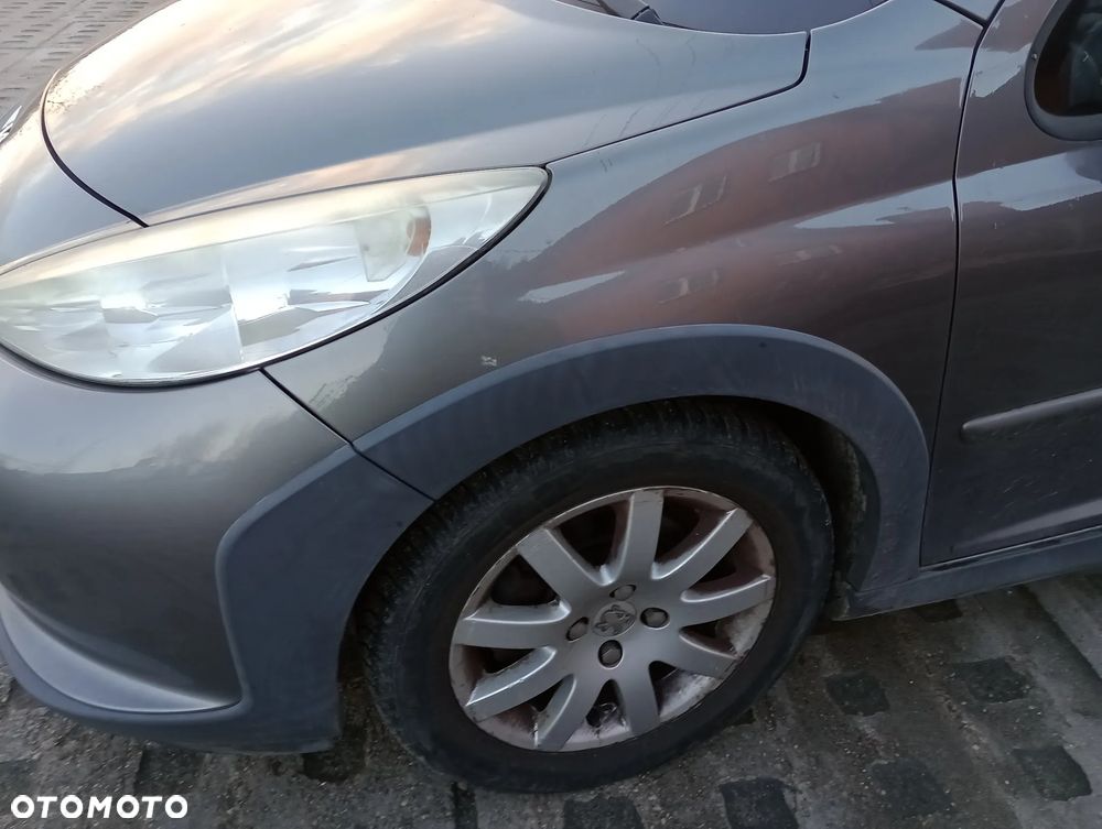 PEUGEOT 207 OUTDOOR maska lampy zderzak błotniki przód chłodnice pas belka przód EU - 9