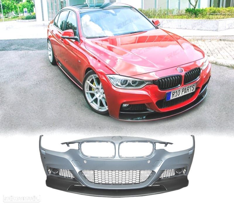PÁRA-CHOQUES FRONTAL BMW F30 F31 LOOK M PERFORMANCE PDC - 1