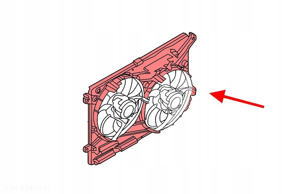 obudowa wentylatora chłodnicy dg938c607gb ford s-max mk2 ii 2014-2019 - 3