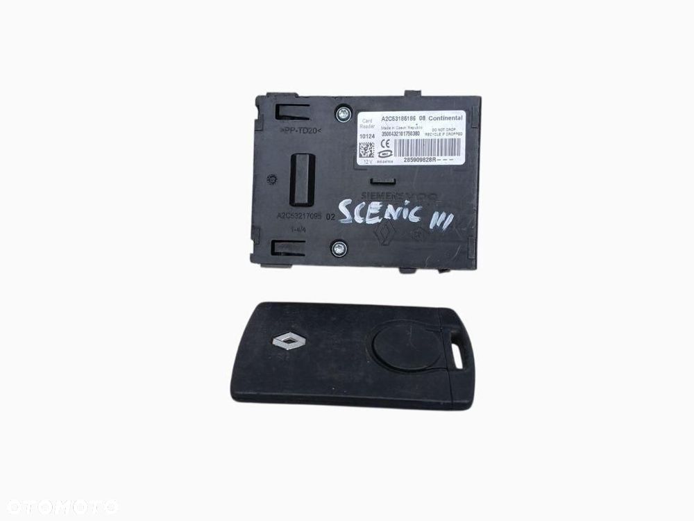 STACYJKA CZYTNIK KART RENAULT SCENIC III A2C531185186 285909828R - 1