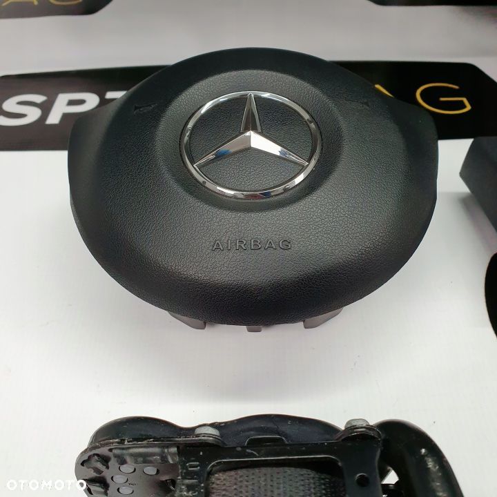 A-KLASA W176 LIFT DESKA ROZDZIELCZA KONSOLA KOKPIT PULPIT PODUSZKI AIRBAG AIR BAG PASY KIT SET - 5